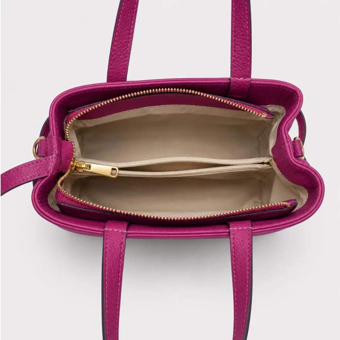 Geanta dama Piele Naturala Fucsia inchis Sorina picture - 3