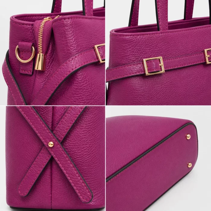 Geanta dama Piele Naturala Fucsia inchis Sorina picture - 4