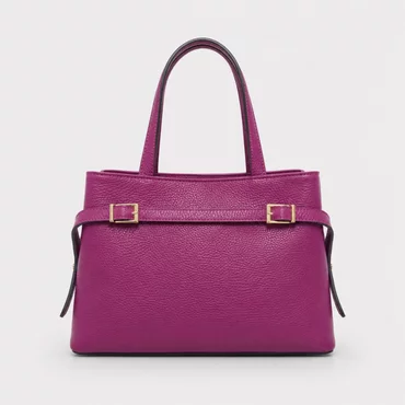 Geanta dama Piele Naturala Fucsia inchis Sorina