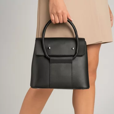 Geanta dama Piele Naturala Neagra Miruna