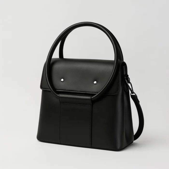 Geanta dama Piele Naturala Neagra Miruna picture - 3