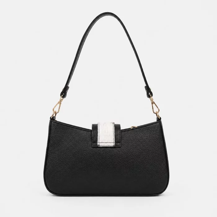 Geanta dama Piele Naturala Neagra si imprimeu tip ponei Judy picture - 4