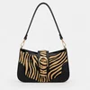 Geanta dama Piele Naturala Neagra si imprimeu tip ponei leopard Judy picture - 1
