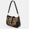 Geanta dama Piele Naturala Neagra si imprimeu tip ponei leopard Judy picture - 2