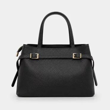 Geanta dama Piele Naturala Neagra Sorina