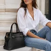 Geanta dama Piele Naturala Neagra Sorina picture - 3
