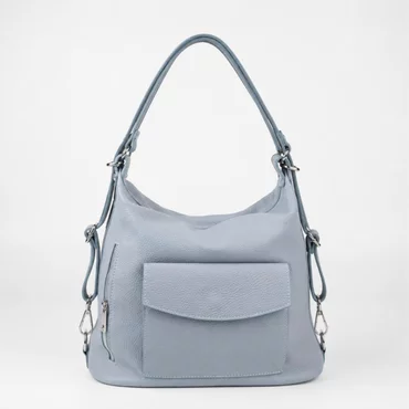 Geanta dama tip rucsac din Piele Naturala Blue Mira