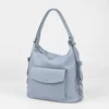 Geanta dama tip rucsac din Piele Naturala Blue Mira picture - 3