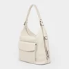 Geanta dama tip rucsac din Piele Naturala Crem Mira picture - 3