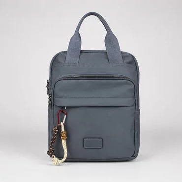 Geanta dama tip rucsac din textil Albastru cobalt Talin