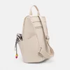 Geanta dama tip rucsac din textil Bej Katalea picture - 2