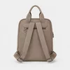 Geanta dama tip rucsac din textil Taupe Talin picture - 2