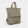 Geanta dama tip rucsac din textil Verde Bamy picture - 2