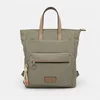 Geanta dama tip rucsac din textil Verde Bamy picture - 1