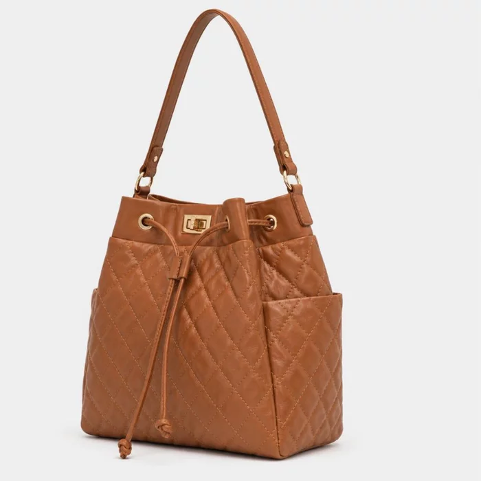 Geanta dama tip sac din Piele Naturala Camel Adoris picture - 2