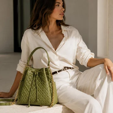 Geanta dama tip sac din Piele Naturala Oliv Adoris
