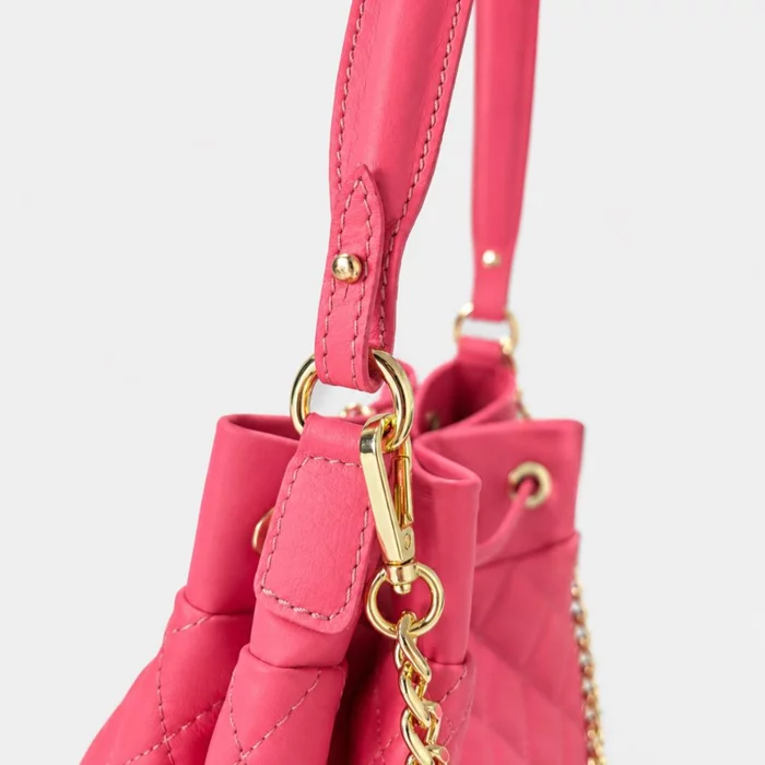 Geanta dama tip sac din Piele Naturala Roz flamingo Adoris picture - 3