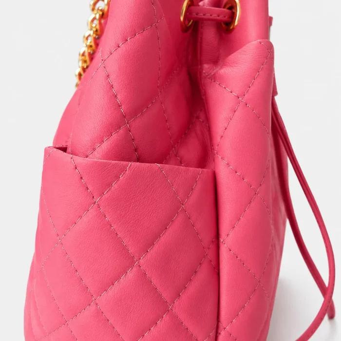 Geanta dama tip sac din Piele Naturala Roz flamingo Adoris picture - 5