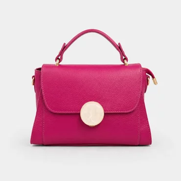 Geanta din Piele Naturala Fuxia Atelier