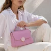 Geanta din Piele Naturala Roz intens Atelier picture - 2