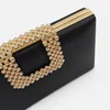 Geantă Elegantă Capri Neagră cu Cristale Aurii – Clutch de Lux pentru Evenimente Speciale picture - 5
