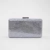 Geantă Elegantă Luisa Argintie cu Cristale – Clutch de Ocazie pentru Evenimente Speciale picture - 1