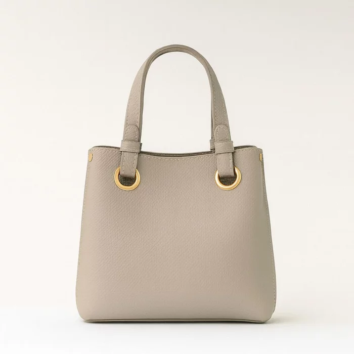 Geanta medie dama Piele Naturala Bej Lisa picture - 2