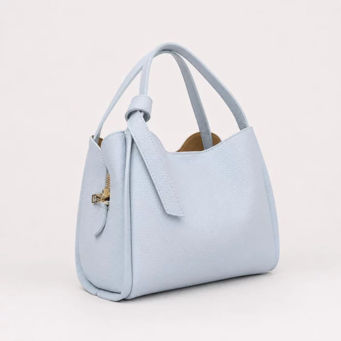 Geanta medie dama Piele Naturala Blue Adella picture - 5
