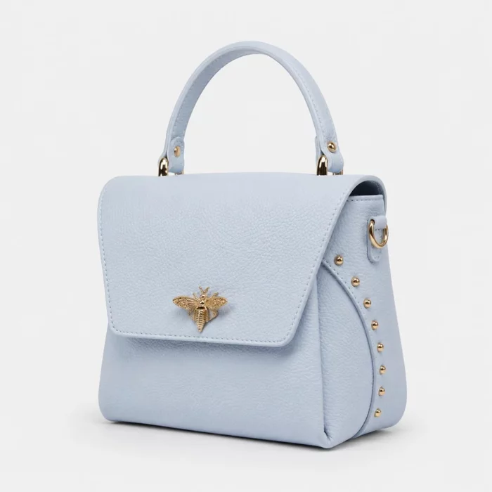 Geanta medie dama Piele Naturala Blue Alma picture - 4