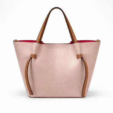 Geanta shopper din Piele Naturala bizon Bej Dayli