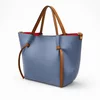Geanta shopper din Piele Naturala bizon Blue Dayli picture - 3