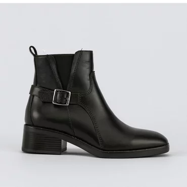 Ghete dama din Piele Naturala Negre Augusta