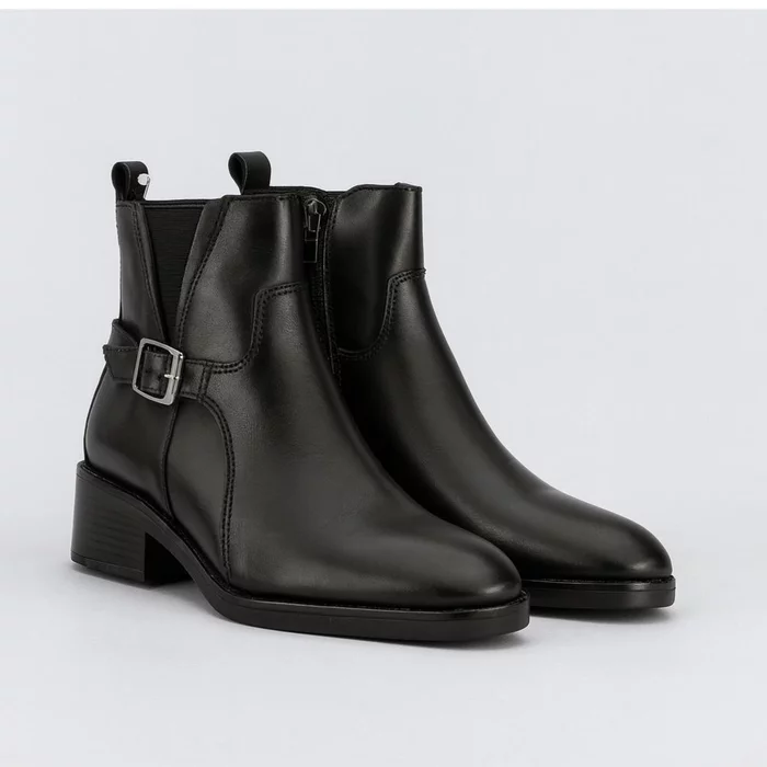 Ghete dama din Piele Naturala Negre Augusta picture - 2