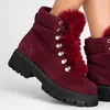Ghete din Piele Naturala Bordo cu blanita Pufy picture - 2