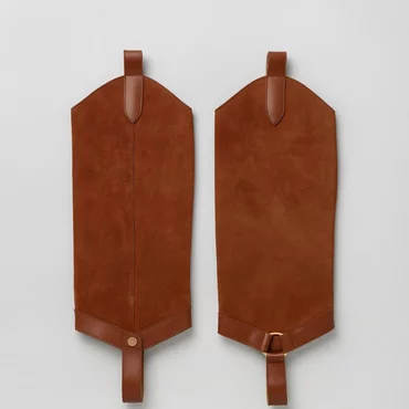 Jampiere detasabile din Piele Naturala Maro roscat Jinx