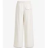 Pantaloni damă lejeri crem talie elastică mărime universală picture - 4