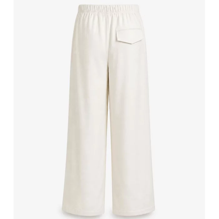 Pantaloni damă lejeri crem talie elastică mărime universală picture - 4