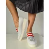 Pantofi casual Piele Naturala alba Karlita