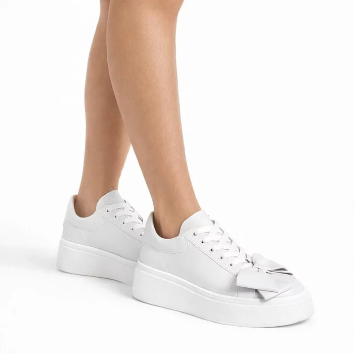 Pantofi casual Piele Naturala Albi Barni B picture - 3