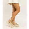 Pantofi Casual Piele Naturala Bej accesoriu lant City picture - 4
