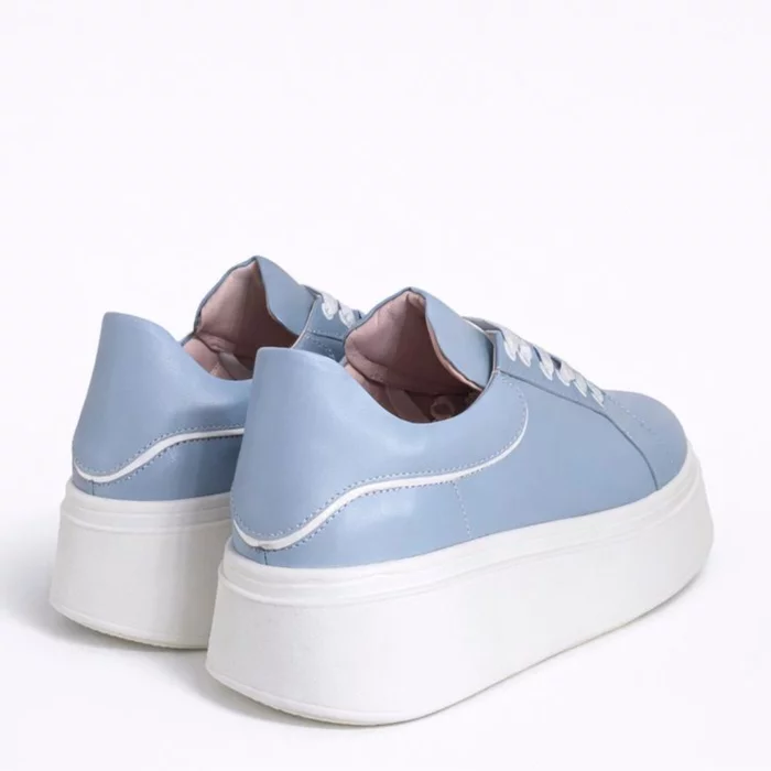 Pantofi casual Piele Naturala Blue Garkony Aeris picture - 5