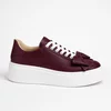 Pantofi casual Piele Naturala Bordo Barni B picture - 5
