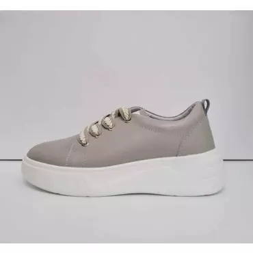 Pantofi casual Piele Naturala gri Zexi