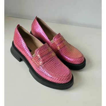 Pantofi casual Piele Naturala  imprimeu color Rhea