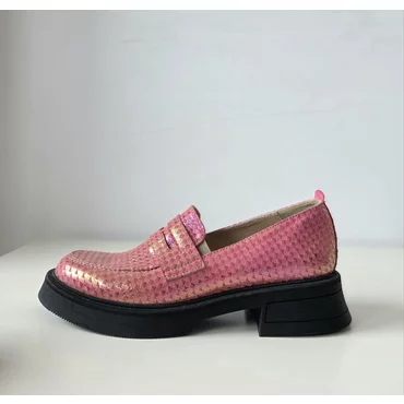 Pantofi casual Piele Naturala  imprimeu color Rhea