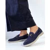Pantofi casual Piele Naturala intoarsa Bleumarin Brenda picture - 3