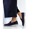 Pantofi casual Piele Naturala intoarsa Bleumarin Brenda picture - 4