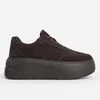Pantofi casual Piele Naturala Maro cu talpa platforma Renata picture - 2