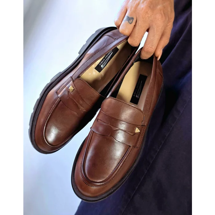 Pantofi casual Piele Naturala Maro Terra picture - 4