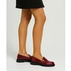 Pantofi casual Piele Naturala naplac Bordo Anya picture - 5